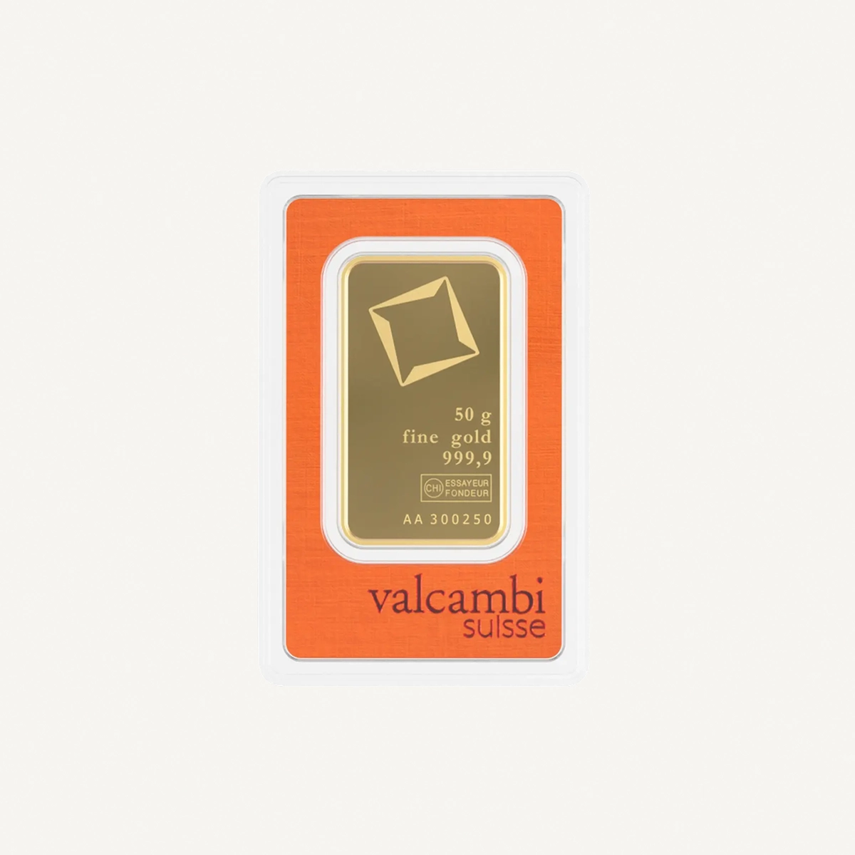 VALCAMBI Suisse 50g Gold Bar