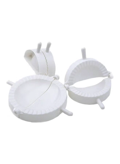 CYTHERIA 3-Piece Dough Press And Pastry Dumpling Maker White-0
