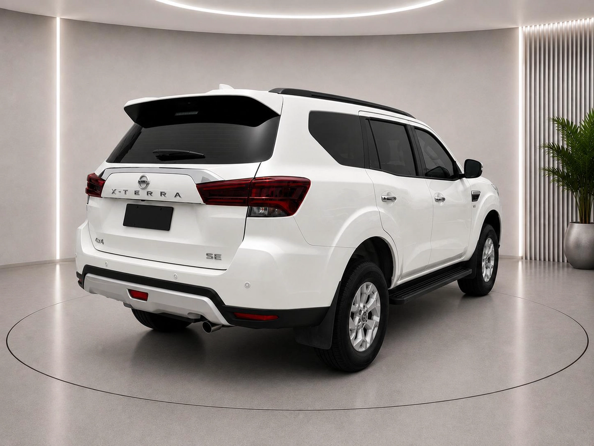 2025 Nissan X-Terra SE | 2,863 KM | 7 Seats | GCC Spec | White-3-3