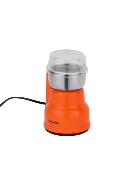 Olsenmark Coffee Grinder OMCG7039 | 200W Powerful Motor | Stainless Steel Jar & Blade | Perfect for Coffee Beans, Spices & Dry Nuts | Easy Grip | Orange | 2-Year Warranty 50 ml 200 W OMCG7039 orange-1