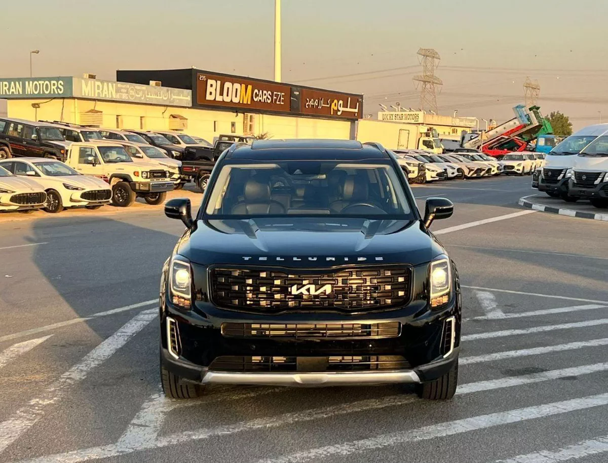 Kia Telluride EX 2022 Kia Telluride Full Option 3.8L V6 - Rear Camera Leather Seat & Sensor - Sunroof - AWD 4x4-2-0
