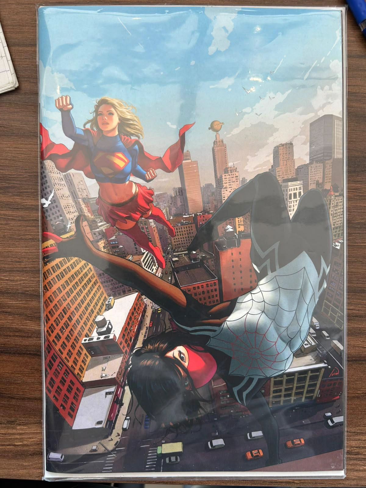 Marvel/DC: Spider-Man/Superman #1 Ivan Talavera Full Art 1:100 Ratio Variant