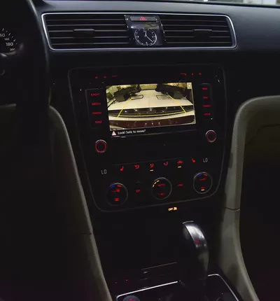 EXCELLENT DEAL for our Volkswagen Passat ( 2016 Model ) in Red Color GCC Specs-14