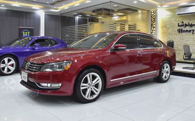 EXCELLENT DEAL for our Volkswagen Passat ( 2016 Model ) in Red Color GCC Specs-1