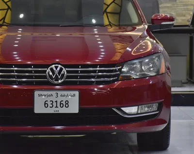 EXCELLENT DEAL for our Volkswagen Passat ( 2016 Model ) in Red Color GCC Specs-3