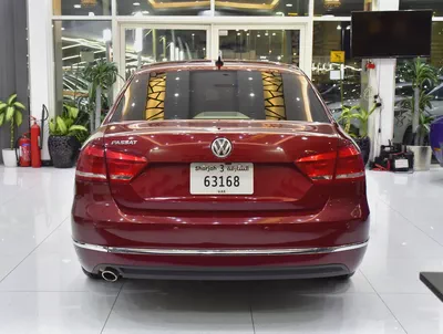 EXCELLENT DEAL for our Volkswagen Passat ( 2016 Model ) in Red Color GCC Specs-4