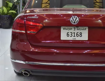 EXCELLENT DEAL for our Volkswagen Passat ( 2016 Model ) in Red Color GCC Specs-7