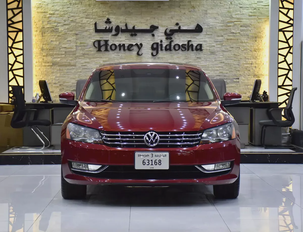 EXCELLENT DEAL for our Volkswagen Passat ( 2016 Model ) in Red Color GCC Specs