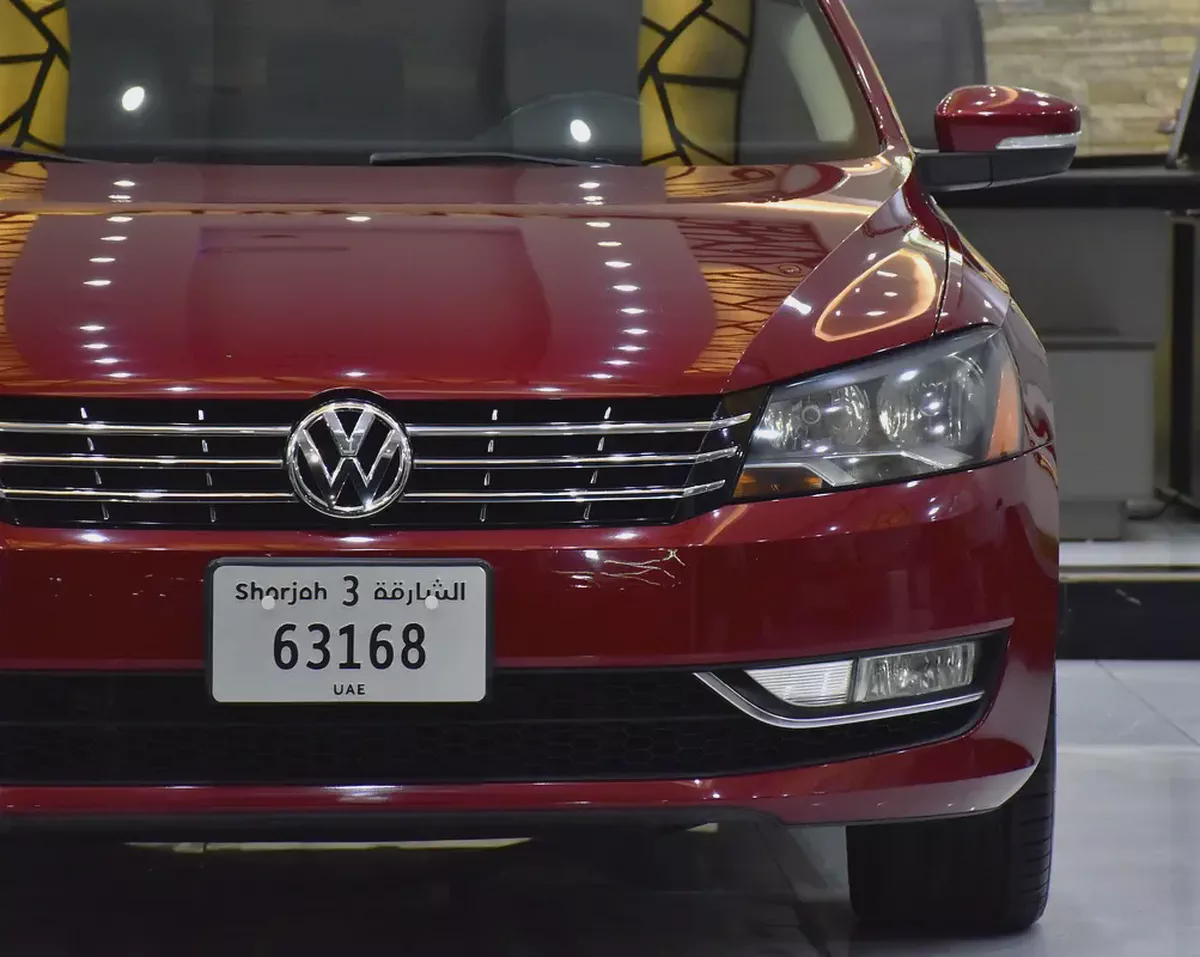 EXCELLENT DEAL for our Volkswagen Passat ( 2016 Model ) in Red Color GCC Specs-3-3
