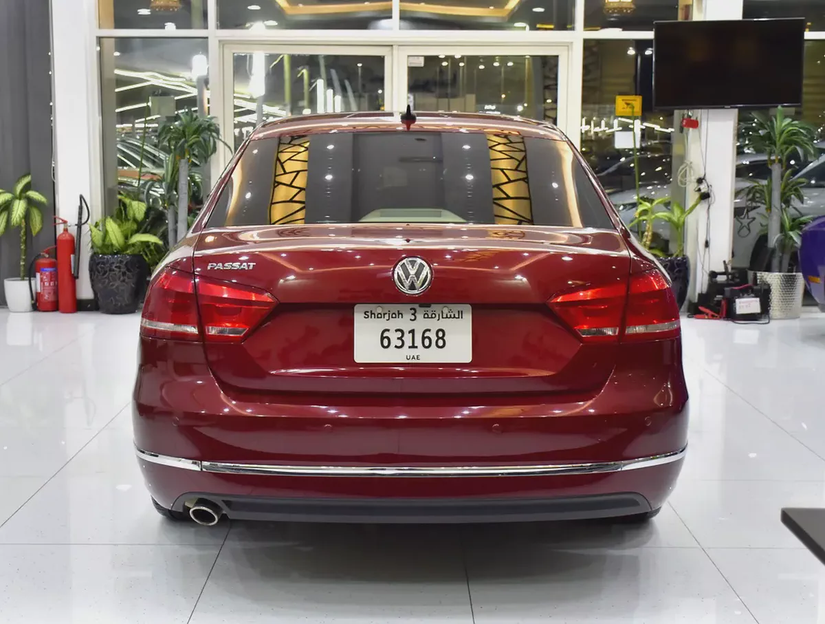EXCELLENT DEAL for our Volkswagen Passat ( 2016 Model ) in Red Color GCC Specs-4-4