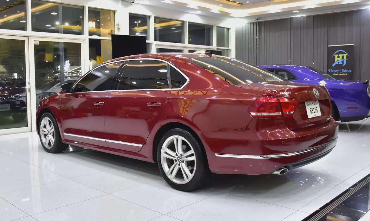 EXCELLENT DEAL for our Volkswagen Passat ( 2016 Model ) in Red Color GCC Specs-6-6