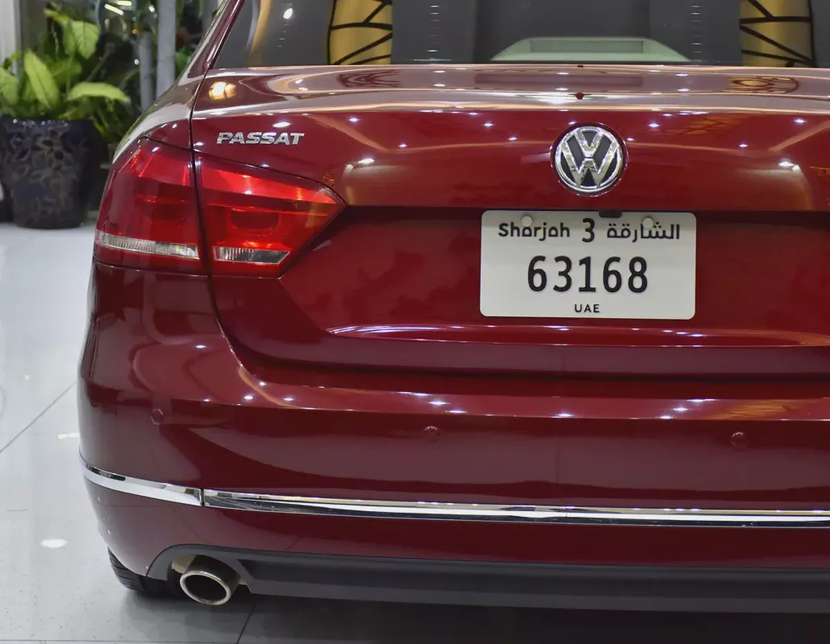 EXCELLENT DEAL for our Volkswagen Passat ( 2016 Model ) in Red Color GCC Specs-7-7