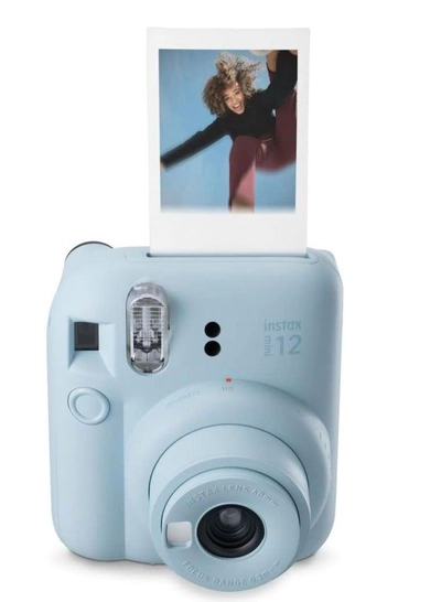 FUJIFILM instax Mini 12 Instant Camera with 20 Shot Film Pack - Pastel Blue-2