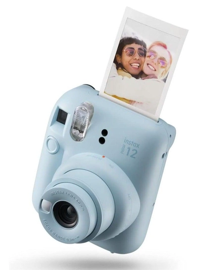 FUJIFILM instax Mini 12 Instant Camera with 20 Shot Film Pack - Pastel Blue-1
