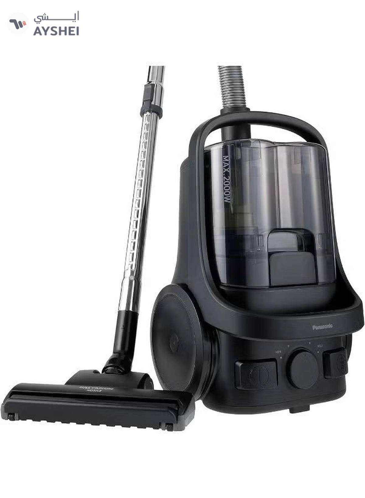 Panasonic Bagless Canister Vacuum Cleaner 2.2 L 2000 W MC-CL605KE47 / MC-CL605 / MC-CL-605K149 Jet Black-1-1