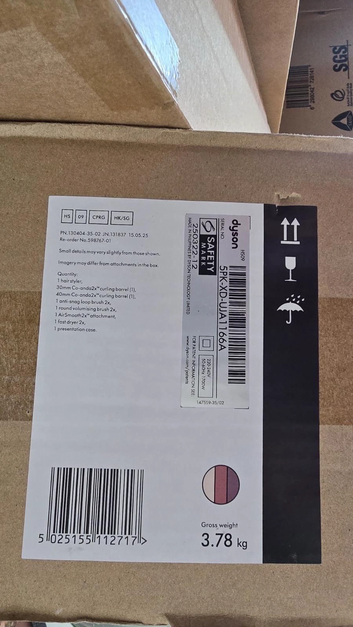 Dyson Airwrap Co-anda2x Multi-Styler and Dryer Straight+Wavy in Ceramic Pink - International Version-1-1
