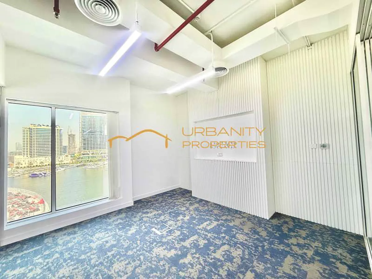 Fitted Office with Full Canal View | 5 Glass Cabins | 1,165 Sqft-7-7