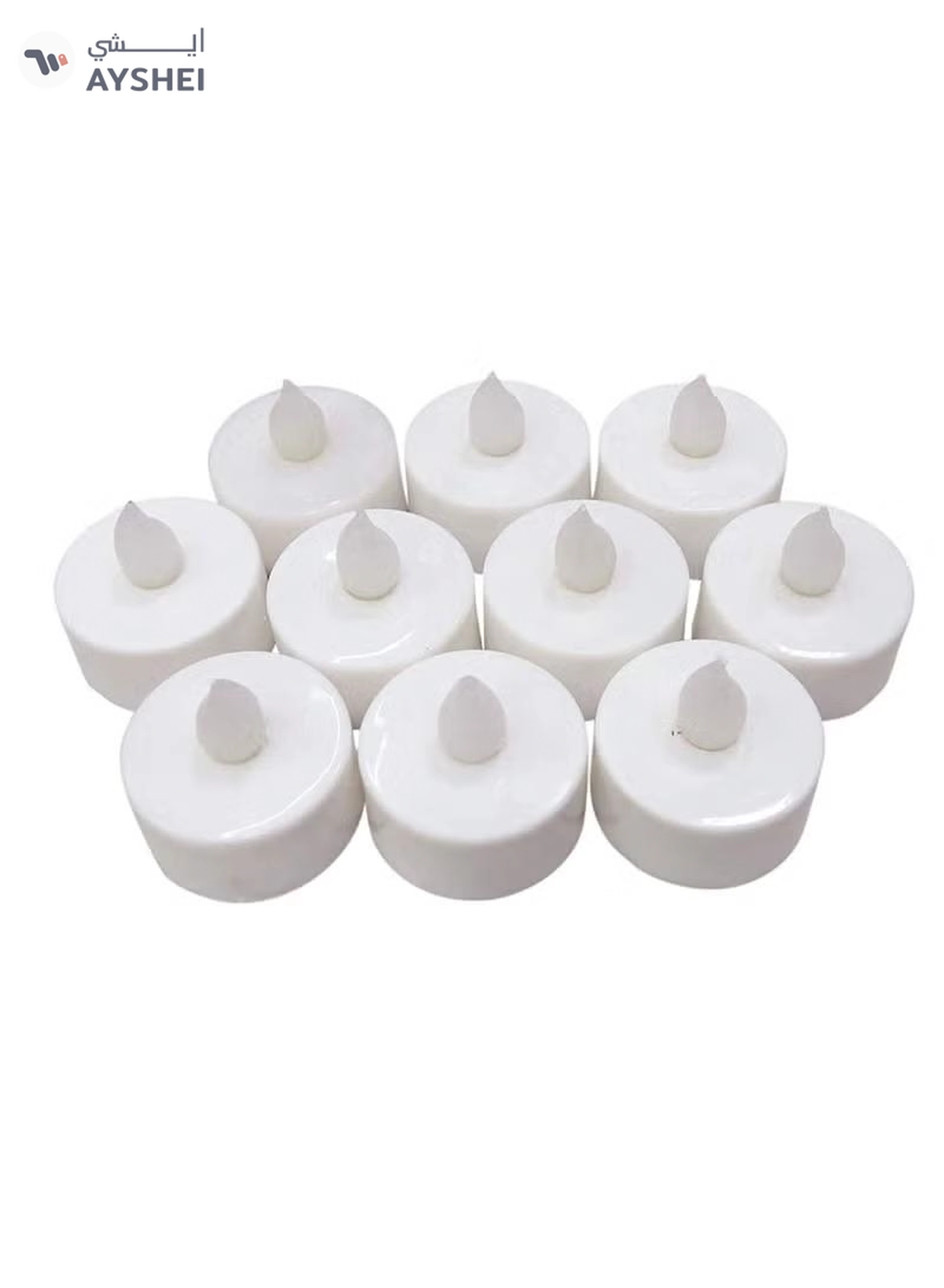 Yuwell 12-Pieces Flameless LED Tea Lights Candles Battery Operated, 200+Hour Fake Electric Candles Tea Lights For Votive, Anniversary, Wedding Centerpiece Table Decor Smokeless Candle Set-1-1