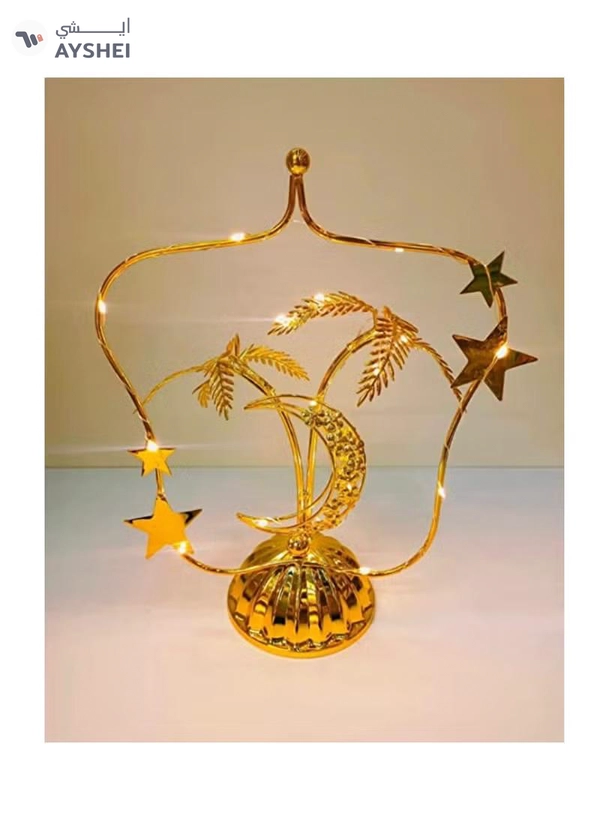 Yuwell Ramadan Lantern Indoor Warm White Lights For Indoor Desk Decorative Ramadan Light For Ramadan Decoration