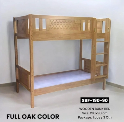 SB Wooden Bunk Bed, 90 x 190 cms, Ready Made-1