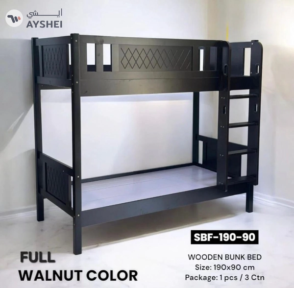 SB Wooden Bunk Bed, 90 x 190 cms, Ready Made