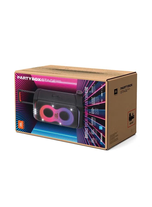 JBL Partybox Stage 320 Portable Party Speaker Black