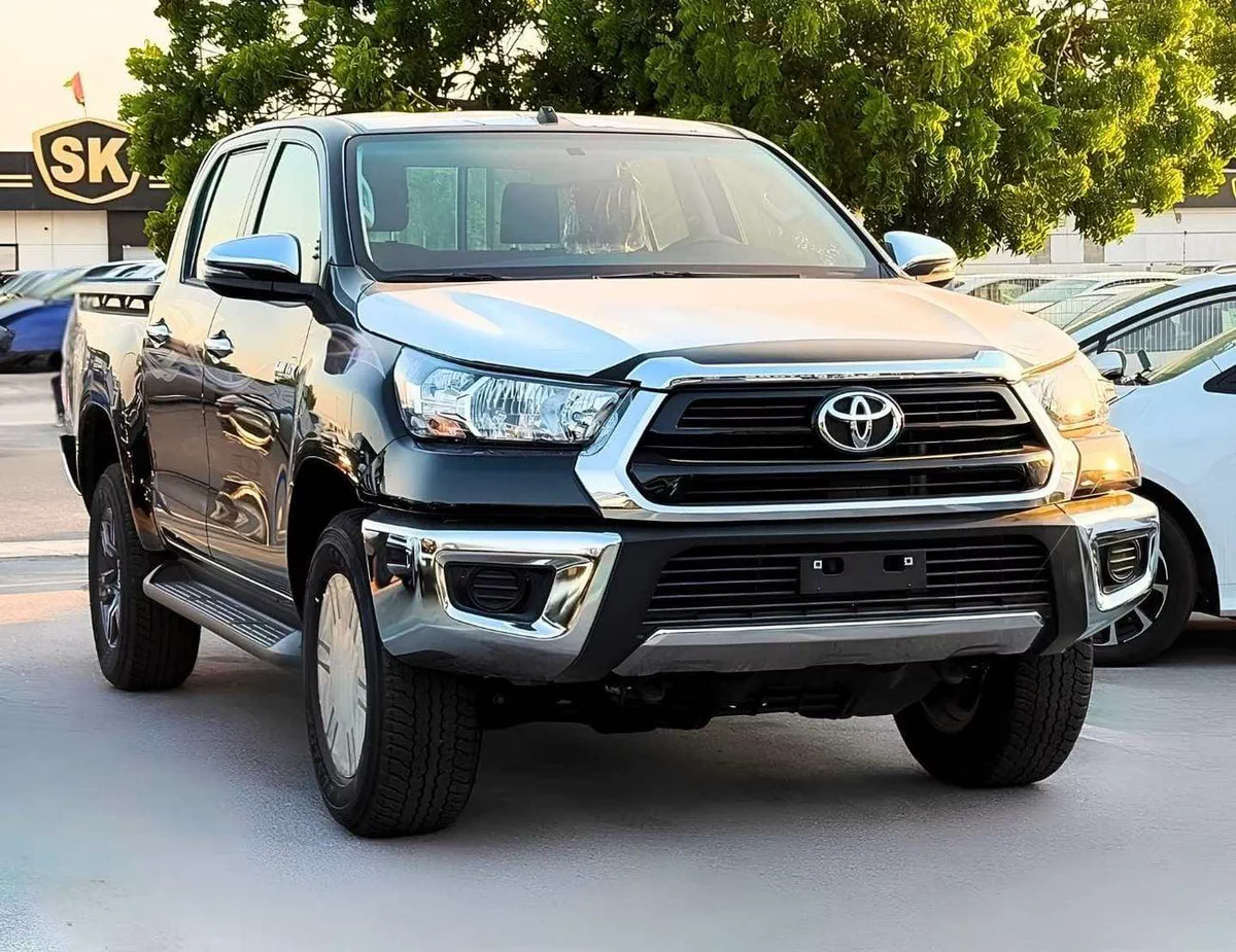 Toyota Hilux GLX DOUBLE CABIN || 2.7L PETROL A/T 4WD / MANUAL AC / FR&RR CHROME BUMPERS WITH HUK (CODE # HPAME)