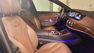 Mercedes S400, 2015, GCC specifications, No Paint, No accidents, Low Mileage.-11