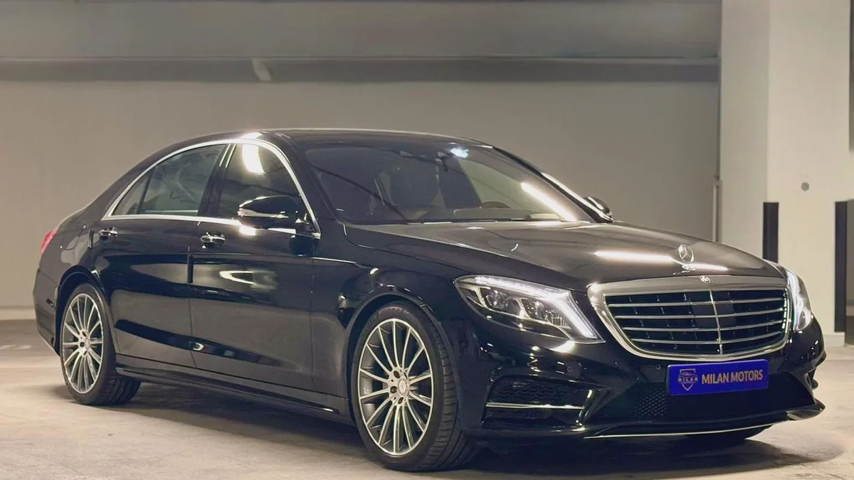 Mercedes S400, 2015, GCC specifications, No Paint, No accidents, Low Mileage.-2-2