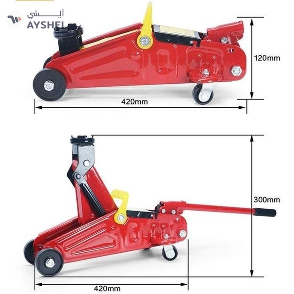 ABBASALI Ma Fra Hydraulic Horizontal Trolley Jack,2 Ton