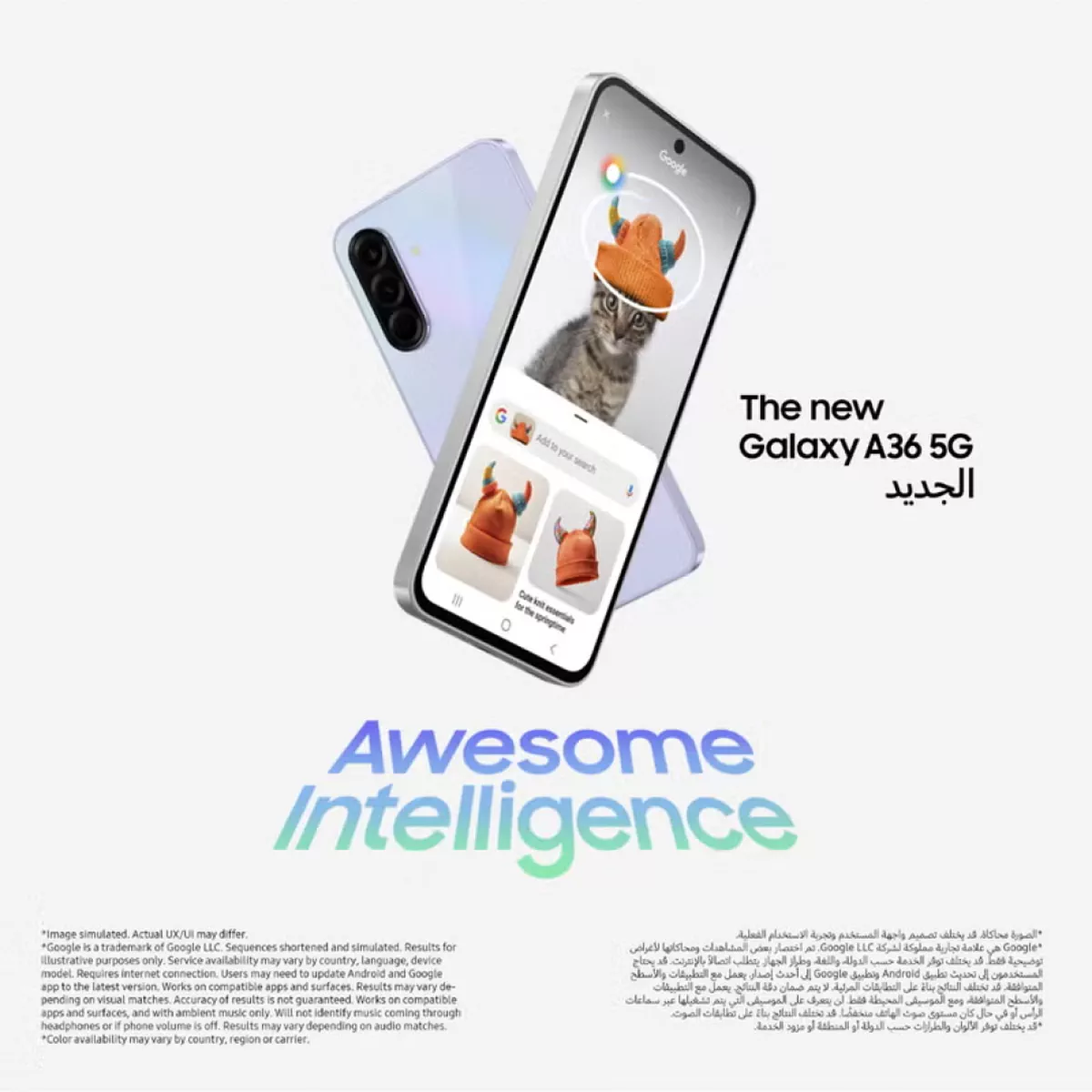Samsung Galaxy A36 5G Dual SIM Awesome White 8GB RAM 256GB - Middle East Version-5-5