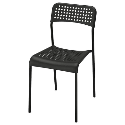 IKEA ADDE Chair, Black-0