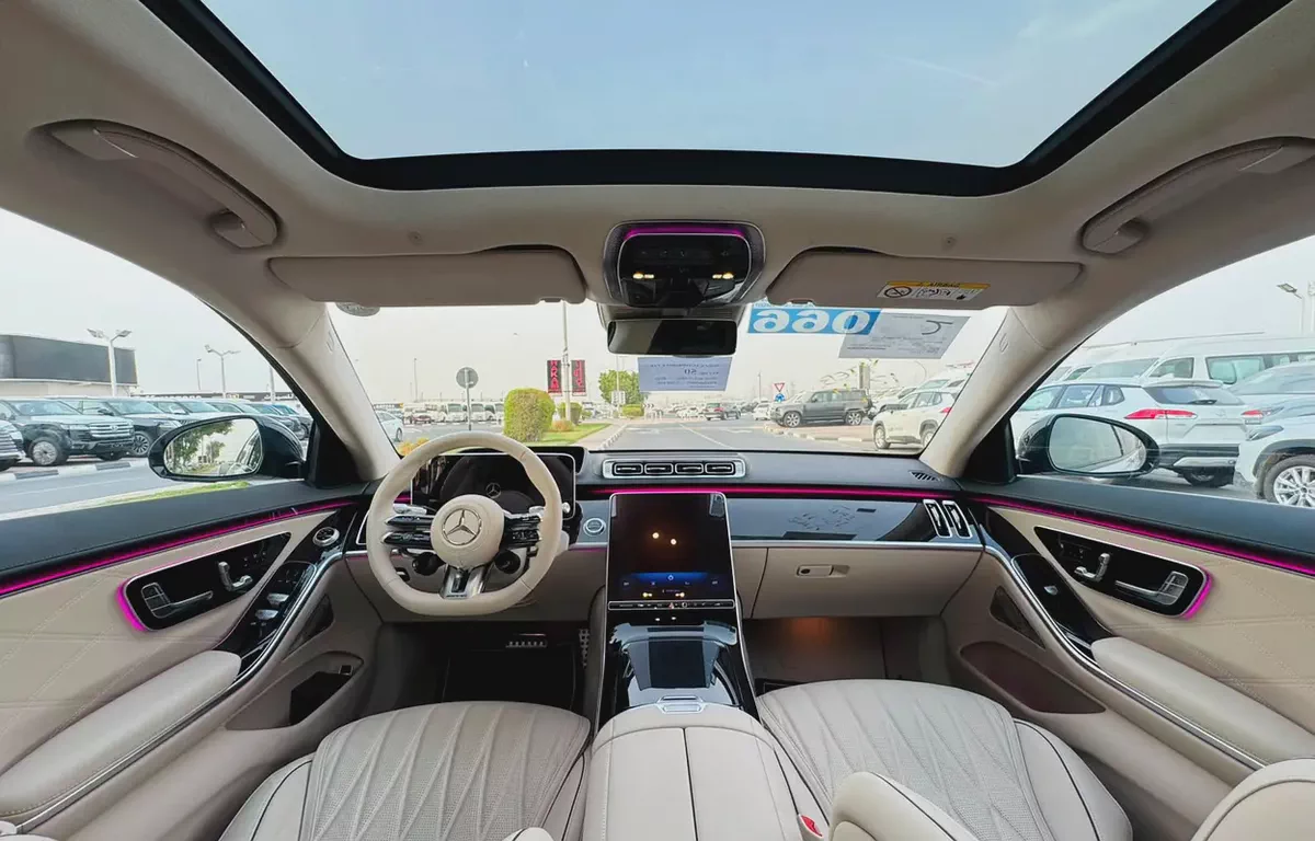 BENZ S63 AMG | E PERPORMANCE | V8 | 2025 | BEIGE INTRIOER | 3108Km | BRAND NEW | FRESH JAPAN IMPORT-17-17