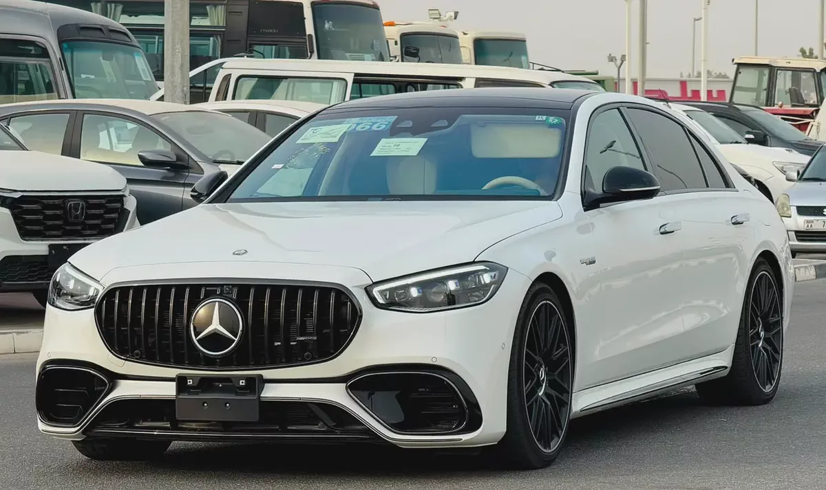 BENZ S63 AMG | E PERPORMANCE | V8 | 2025 | BEIGE INTRIOER | 3108Km | BRAND NEW | FRESH JAPAN IMPORT-1-1