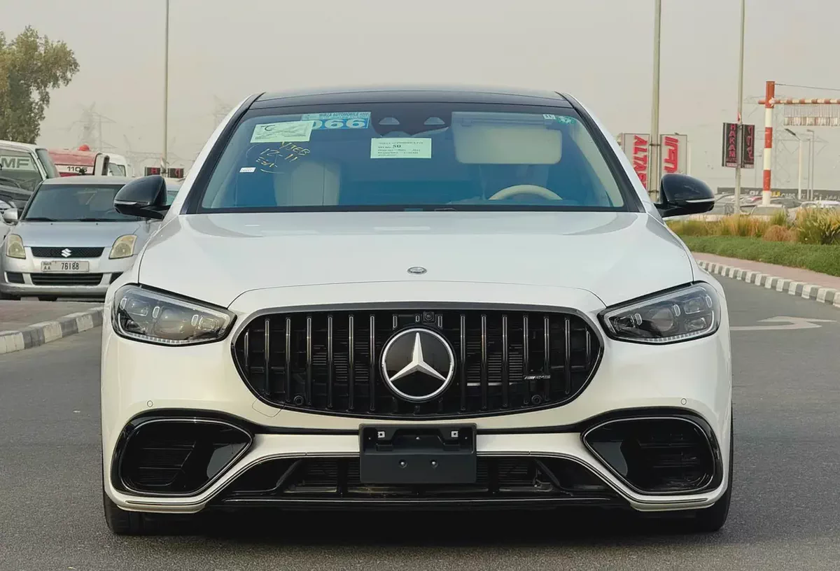 BENZ S63 AMG | E PERPORMANCE | V8 | 2025 | BEIGE INTRIOER | 3108Km | BRAND NEW | FRESH JAPAN IMPORT-2-2
