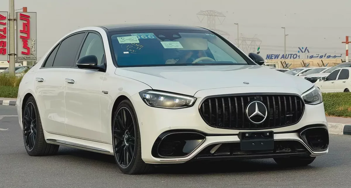 BENZ S63 AMG | E PERPORMANCE | V8 | 2025 | BEIGE INTRIOER | 3108Km | BRAND NEW | FRESH JAPAN IMPORT-3-3