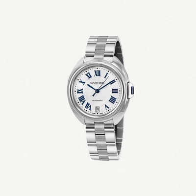 Cartier Clé de Cartier | Silver Dial Full Steel | Used (Very good) | Year of production 2015 (Approximation) | No original box | No original papers-2
