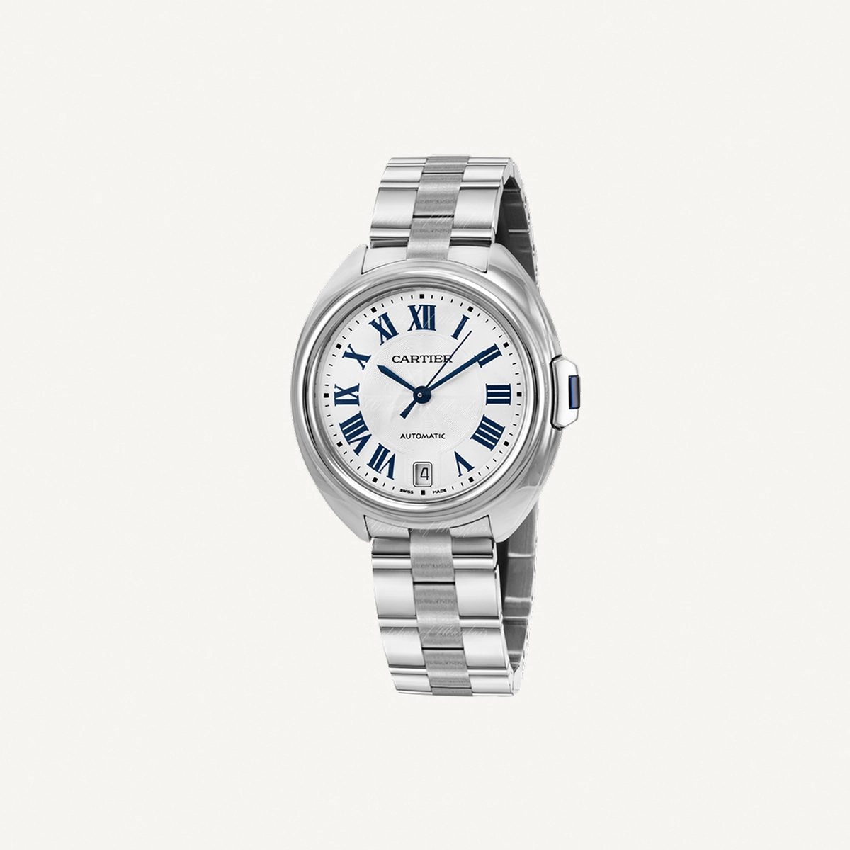 Cartier Clé de Cartier | Silver Dial Full Steel | Used (Very good) | Year of production 2015 (Approximation) | No original box | No original papers-2-2