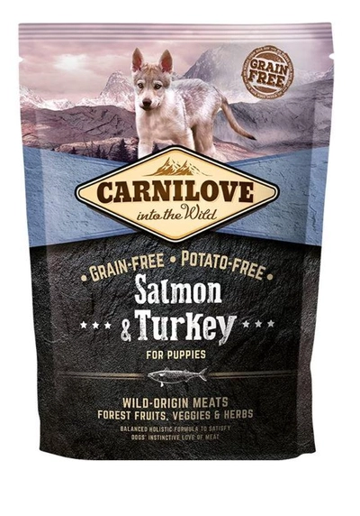 Carnilove Salmon & Turkey for Puppies 1.5kg-0