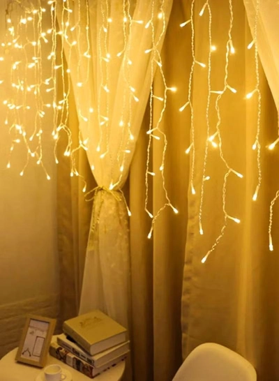 Yuwell String Light 100 Meter Warm White LED Fairy Light Curtain Light For Home And Outdoor Decoration Light 8 Mode Operated Light-4