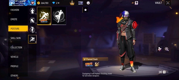 Freefire I'd LvL 77 and Evo guns and bundles 