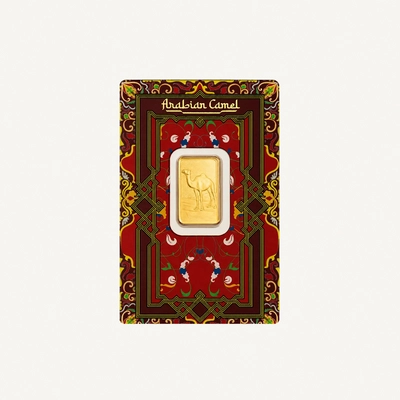 Arabian Camel 5g Gold Minted Bar-0