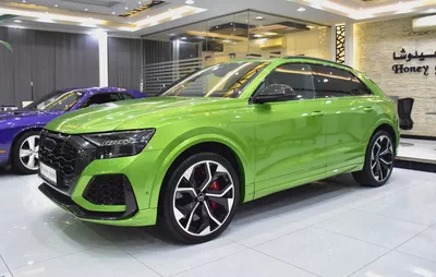AED 4,109 EMi for 5Yrs | Audi RS Q8 ( 2022 Model ) in Green Color European Specs-1