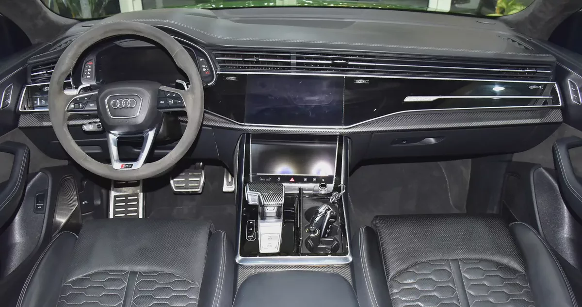 AED 4,109 EMi for 5Yrs | Audi RS Q8 ( 2022 Model ) in Green Color European Specs-10-10