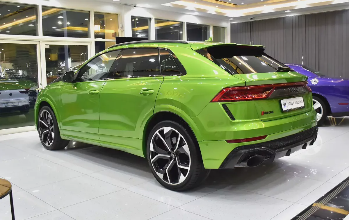 AED 4,109 EMi for 5Yrs | Audi RS Q8 ( 2022 Model ) in Green Color European Specs-6-6