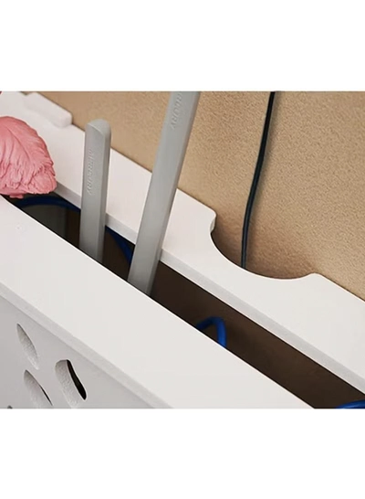 Eworld Stylish Wall-Mounted Router Rack for Wi-Fi Router, Set-Top Box, Light Cat Box, and More-1