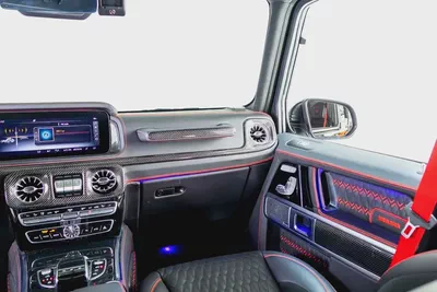 Mercedes Benz G63 AMG-Brabus 900 Rocket Kit-Masterpiece Interior Black With Red Accents-Full Carbon-10