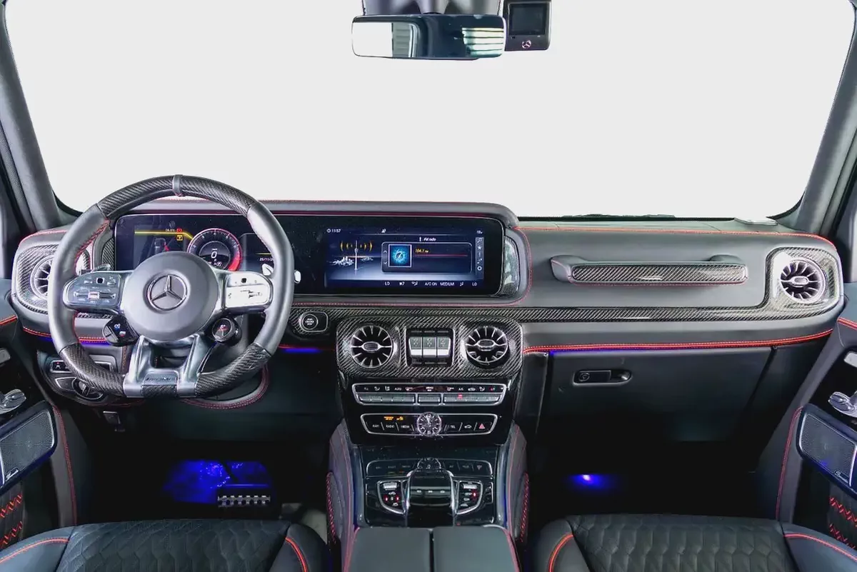 Mercedes Benz G63 AMG-Brabus 900 Rocket Kit-Masterpiece Interior Black With Red Accents-Full Carbon-9-9