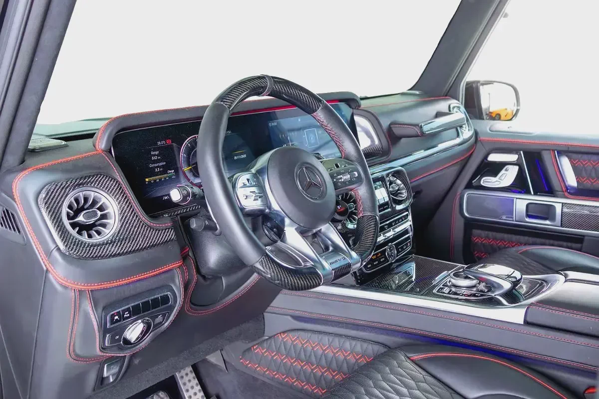 Mercedes Benz G63 AMG-Brabus 900 Rocket Kit-Masterpiece Interior Black With Red Accents-Full Carbon-13-13