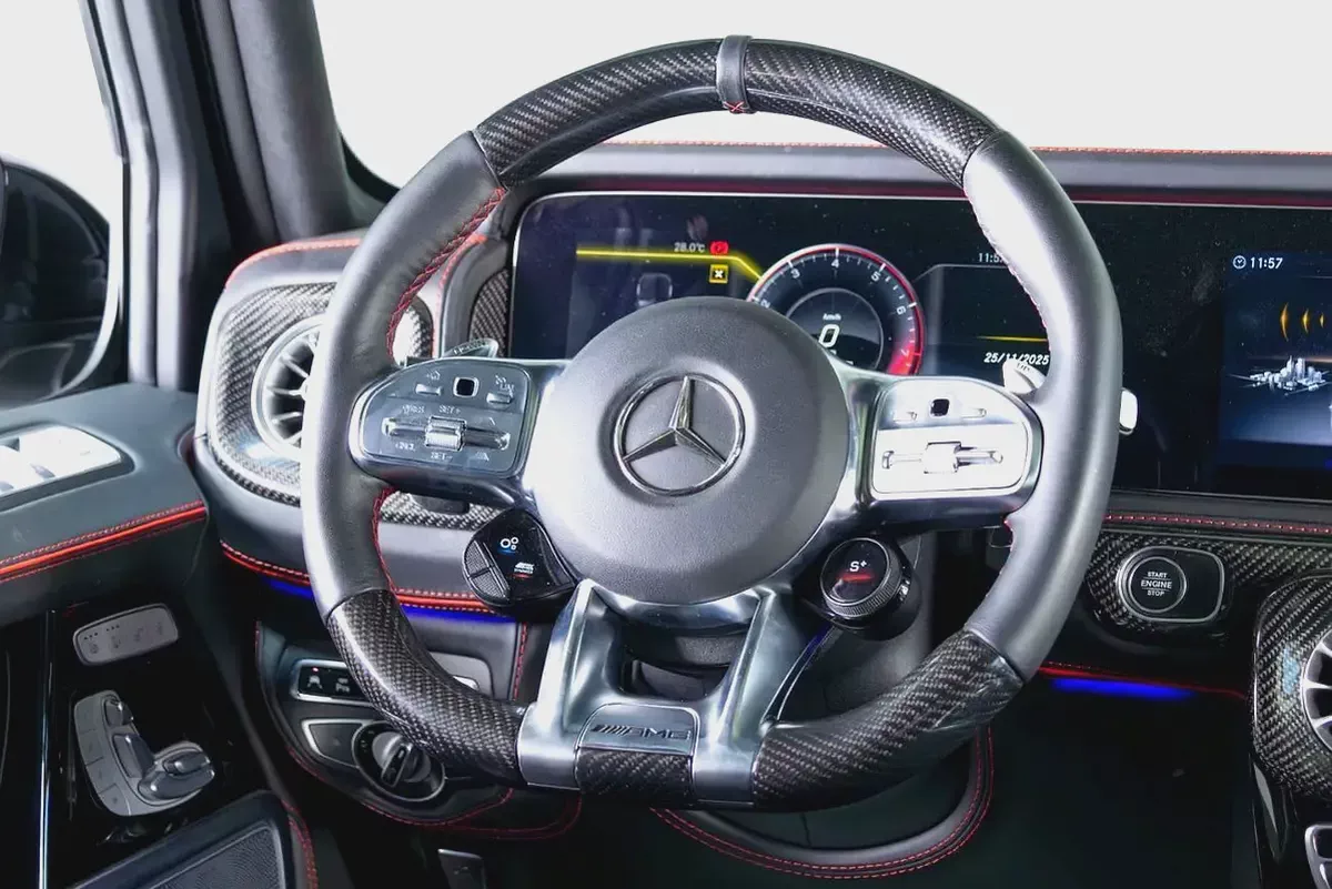 Mercedes Benz G63 AMG-Brabus 900 Rocket Kit-Masterpiece Interior Black With Red Accents-Full Carbon-17-17